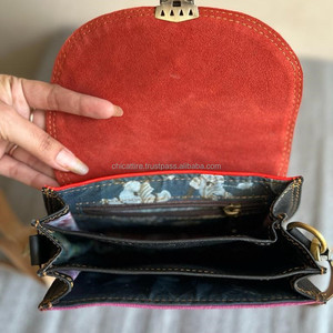 Bolso bandolera de Color rechoncho de cuero reciclado de nuevo estilo, bolso de cuero de piel con estampado de animales de alta calidad, bolso de hombro multicolor para mujer - Product Image 6