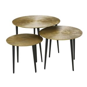 Juego de Mesas de Centro Redondas de Madera Modernas para Interiores Refinados, Muebles Minimalistas para Sala de Estar - Product Image 5