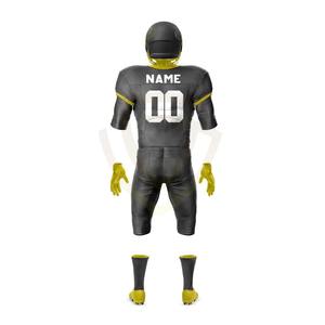 Uniformes de football américain personnalisés fabriqués avec des matériaux d'origine, 100 % polyester, prix bas, vêtements de football américain. - Product Image 2