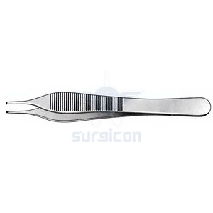 Micro-Adson Forceps <b>12</b> cm / 4-3/4 Inch With Platform Stainless Steel Microsurgical Forceps Medical Instrument for Precise Tissue - Product Image 3