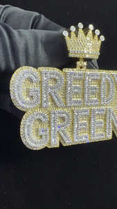 จี้ห้อยคอฮิปฮอปชุบเงินคุณภาพดีที่สุด ประดับเพชรโมอิสซาไนต์ทรงเบเซล ระยิบระยับ งานฝีมือคุณภาพสูง เหมาะสำหรับงานปาร์ตี้และไนท์คลับ - Product Image 2