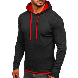 Sweat à capuche pour homme en coton/élasthanne de qualité supérieure, respirant, léger, avec broderie technique, prix raisonnable - Product Image 1