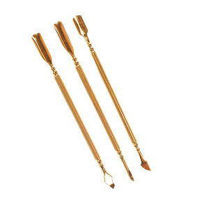 Pousse-cuticules professionnel en acier inoxydable pour manucure et pédicure, outil de nettoyage des ongles, nettoyeur de cuticules - Product Image 1