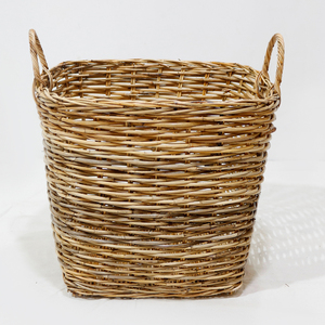 Modern Water Hyacinth Eco-Friendly Multifunction Custom Shape Clothes <b>Storage</b> <b>Hamper</b> Clothing Laundry Organizer - Product Image 5