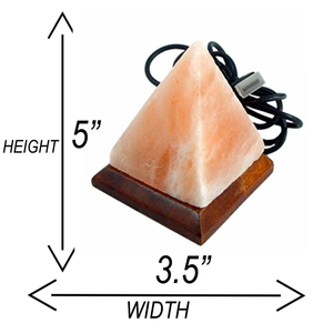 Lámpara Decorativa de Sal del Himalaya Rosa Natural, Cristal de Roca, Decoración para el Hogar, Lámpara de Mesa para Dormitorio, Sala de Estar u Oficina - Product Image 5