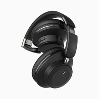 Casque de jeu sans fil 5.0 dynamique en cuir, autonomie de 20h, prêt à l'emploi, câbles et manuel inclus, circum-auriculaire SADES Whisper