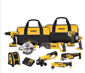 Discount Price On Dewalts 20V MAX Cordless Lithium-Ion 9-<b>Tool</b> Combo Kit - Product Image 1