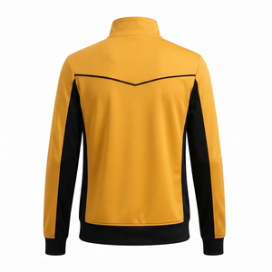 เสื้อแจ็คเก็ตวาร์ซิตี้สีเหลืองดำสำหรับผู้ชาย ยี่ห้อ Dawnray แบบซิปเต็มตัว คอตั้ง สไตล์สปอร์ต กันลม น้ำหนักเบา เหมาะสำหรับฤดูใบไม้ร่วง - Product Image 2