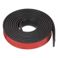 Joint d'étanchéité en mousse de caoutchouc EPDM extrudé, bande auto-adhésive en éponge, demi-rond, flexible, anti-poussière, pour porte
