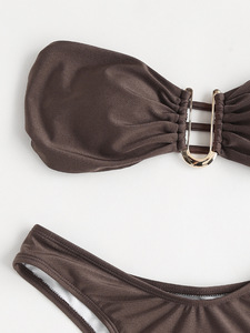 Nouvel Arrivage 2026 Ensemble Bikini Femme Imprimé Léopard Léger Séchage Rapide Maillot de Bain - Product Image 3