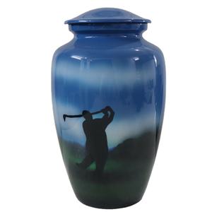Urne de crémation pour adultes imprimée la plus vendue de style américain pour l'urne commémorative des cendres fabriquée et fournie par HHO - Product Image 1