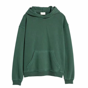 Sudadera con Capucha Oversize Personalizada para Hombre, Estilo Vintage Lavado, de Forro Polar Grueso, Casual, Streetwear, Lisa - Product Image 3