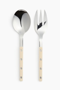 Ensemble de cuillères et fourchettes en métal de qualité supérieure pour salades, idéal pour les restaurants et les salles de banquet - Product Image 6