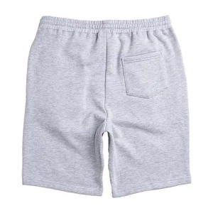 Pantalones Cortos Bermuda de Algodón Gris Claro para Hombre, Cintura con Cordón, Bolsillos Casuales, Talle Medio, Tejido de Punto Transpirable - Product Image 3