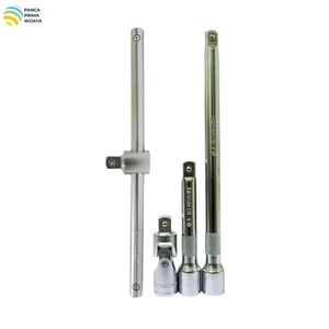 Jeu de clés à douilles en chrome vanadium de haute qualité, 24 pièces |   Kit d'outils de réparation automobile 6 pièces avec boîte de rangement en PVC, embout de 1/2 pouce - Product Image 2