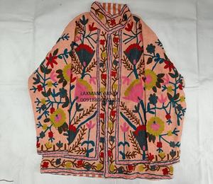 Chaquetas de Invierno para Mujer, de Algodón, con Cuello de Botones y Diseño Estampado, Estilo Bohemio con Capucha - Product Image 3