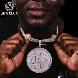 Charmes en argent 925 plaqué or de qualité supérieure Jewelux, bijoux hip-hop, certifiés IGI, prix de gros, fournisseur indien - Product Image 2