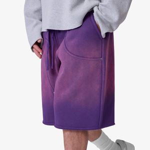 Pantalones Cortos de Algodón 100% de Alta Calidad, Estilo Holgado y Oversize, con Efecto Desgastado por el Sol, para Hombre, con Logotipo Personalizado, para Uso Casual - Product Image 5