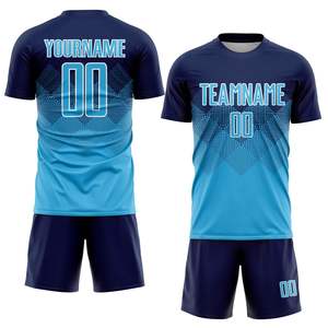 2026 High Quality Soccer Uniform <b>Polyester</b> Made Round Neck Soccer Jersey With <b>Shorts</b> Football Uniform With Customized Team Name - Product Image 4