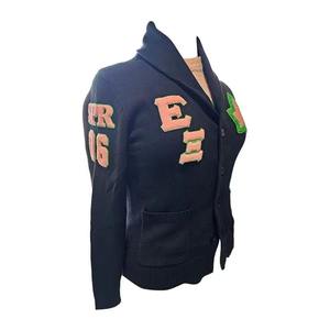 Cárdigan de punto 100% algodón para hombre, cuello en V, de secado rápido, transpirable, antiarrugas, para eventos de hermandades, venta al por mayor, personalizado, estilo griego. - Product Image 2