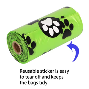 2026 Custom Logo Scented Cornstarch Pet Doggie Rolls Lavender Poo Waste Disposal Biodegradable Compostable Dog Poop <b>Bag</b> - Product Image 5