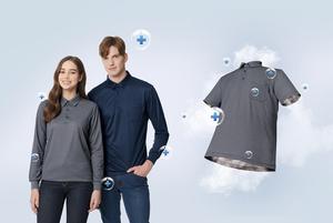 [MARK] OEM/ODM Marca Coreana MT-2067 Camiseta Polo de Manga Larga de Poliéster Antibacterial Saludable y Limpia - Product Image 2