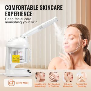 Vaporizzatore professionale per salone di bellezza per la casa Spa per il viso con piroscafo rotante di 360 gradi 2-in-1 - Product Image 4