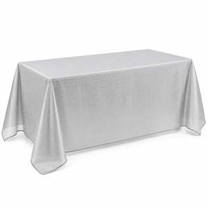 PROLINE Polyester Fabric Hot Selling PEVA Plain/Printed 120 Inches Wedding <b>Tablecloth</b> Events Party Waterproof Oilproof - Product Image 1