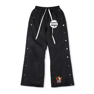 Conjuntos de Chaqueta Cortavientos de Nailon Personalizados 2025 para Mujer, Chaqueta con Cremallera Térmica y Pantalones Acampanados, Conjunto Deportivo de 2 Piezas para Mujer - Product Image 3