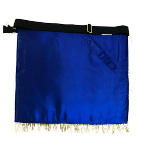 Regalia Masónica: Delantal Masónico de Maestro Masón de Alta Calidad Hecho a Mano, Bordado con Cuentas, Precio de Fábrica para Regalia Masónica - Product Image 2