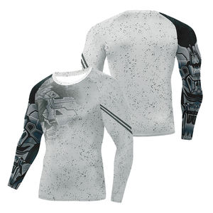 เสื้อรัดรูปกันแดดระบายอากาศสำหรับคนท้องแบบสั่งทำพิเศษของ Kivotech  แบบแขนยาวพิมพ์ลายสำหรับผู้ชาย - Product Image 6