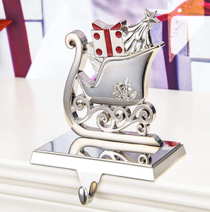 Cadeau de Noël Porte-bas flocon de neige en métal argenté - Product Image 2