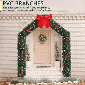 Realistic PVC Artificial Christmas <b>Tree</b> Archway Decoration Indoor Outdoor Festival Party Wedding Realistic Holiday <b>Tree</b> <b>Arch</b> - Product Image 4
