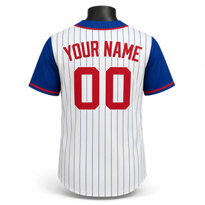 Custom Baseball Jersey Sublimation Uniform <b>Button</b> Up Baseball <b>Shirt</b> Breathable Quick Dry Team Wear OEM ODM - Product Image 2