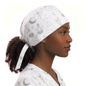 Wholesale Spandex Cotton All Sized Unisex Custom Pattern Printing Head Cover Logo Printed Doctor Pharmacy Hat <b>Scrub</b> <b>Caps</b> - Product Image 6