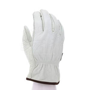 Wholesale Custom Design Working Driver Safety <b>Gloves</b> High Quality Leather Anti-Slip Waterproof Durable - Product Image 4