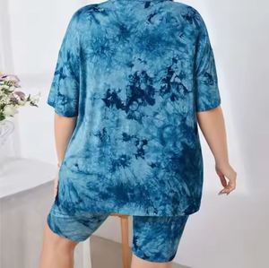 Top Seller Women <b>Twin</b> <b>Sets</b> for Summer Wear 100% Cotton Made Women 2 Piece <b>Set</b> T-Shirt and Shorts <b>Set</b> With OEM Services - Product Image 6