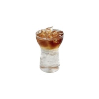 Chien Keng CU-A04-019 401-500ml Chope à bière en verre borosilicate transparent soufflé à la main, écologique, design moderne, couleur personnalisée, pour fêtes