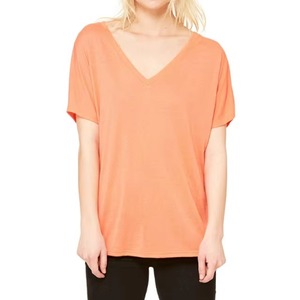 Camisetas Deportivas de Alta Calidad Personalizadas para Mujer, Cuello en V, Manga Larga, Algodón Transpirable de Secado Rápido, Corte Regular Informal, Estampadas - Product Image 4