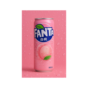 Fanta White Peach Edición Japonesa 24x500ml Latas Contiene Antioxidantes Sin Conservantes Añadidos Sabor Natural Suministro al por Mayor - Product Image 5