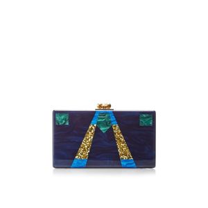 Pochette de soirée élégante en résine et cristal pour femmes, accessoires de mode - Product Image 4