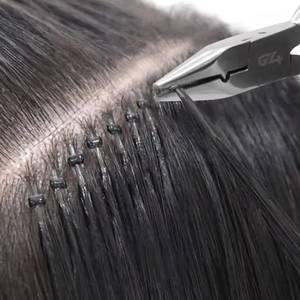 Morje Surgical Stainless Steel Hair Extension <b>Pliers</b> <b>Set</b> for Weave Installation and Removal Human Hair Blue Color High Quality - Product Image 6