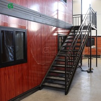 Maison conteneur préfabriquée de 20 pieds à deux étages, modulaire, pliable, mobile, style loft, maisons en vente au Mexique, maisons conteneurs modernes