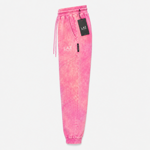Nouveau pantalon de survêtement pour homme, style délavé à l'acide, décontracté, taille haute, couleur unie, 100% coton, respirant et à séchage rapide - Product Image 6