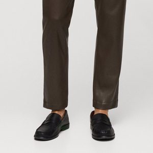 กางเกงหนังผู้ชายคุณภาพพรีเมียม น้ำหนักเบา ผลิตจากโรงงาน ราคาขายดีที่สุด สวมใส่สบาย - Product Image 6