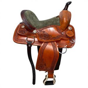 Selle de cheval en cuir anglais australien sur mesure gravée à la main pour les cavaliers, siège naturel, écologique, de qualité supérieure, durable - Product Image 2