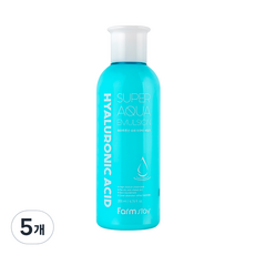 Farmstay Super Aqua Emulsion Confezione da 5 Flaconi da 200ml, Idratante all'Acido Ialuronico, Confezione Scontata - Product Image 1