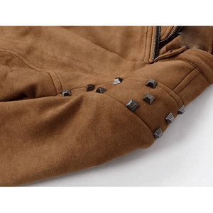 Chaqueta de Motocicleta de Cuero Genuino para Mujer, Impermeable, Cortavientos, Transpirable, de Secado Rápido, con Cuello Alto, Servicio OEM - Product Image 3