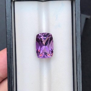 Lavender Amethyst <b>Cushion</b> Cut Gemstone <b>Statement</b> Ring Design Natural Loose Stone High Quality Jewelry Gem Wholesale Supplier - Product Image 2