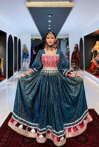 2026 Wholesale Prices Custom Designs Afghan Kuchi <b>Dress</b> Women Floor Length Embroidery Afghani Wedding Party Casual <b>Dresses</b> Sale - Product Image 2